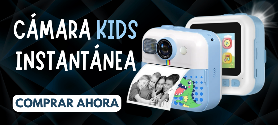 Banner camara instantanea kids slider