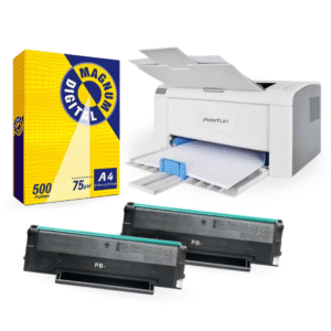 PACK IMPRESORA LASER PANTUM + TONER + RESMA A4